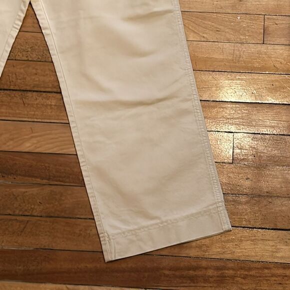 NWT LOFT Women’s Belted Khaki Low Waist Cropped Pants Size 12 - Picture 3 of 8